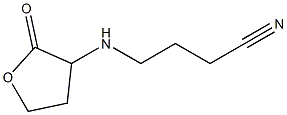 4-[(2-oxooxolan-3-yl)amino]butanenitrile Struktur