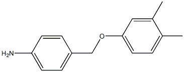 4-[(3,4-dimethylphenoxy)methyl]aniline Struktur