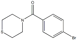 4-[(4-bromophenyl)carbonyl]thiomorpholine Struktur