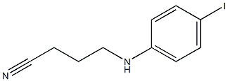 4-[(4-iodophenyl)amino]butanenitrile Struktur