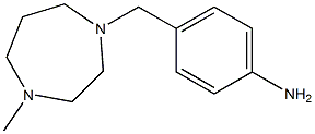 4-[(4-methyl-1,4-diazepan-1-yl)methyl]aniline Struktur