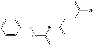 4-[(benzylcarbamoyl)amino]-4-oxobutanoic acid Struktur