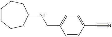 4-[(cycloheptylamino)methyl]benzonitrile Struktur