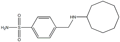 4-[(cyclooctylamino)methyl]benzene-1-sulfonamide Struktur