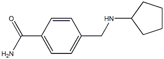 4-[(cyclopentylamino)methyl]benzamide Struktur