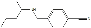 4-[(pentan-2-ylamino)methyl]benzonitrile Struktur