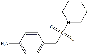 4-[(piperidine-1-sulfonyl)methyl]aniline Struktur