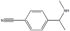 4-[1-(methylamino)ethyl]benzonitrile Struktur