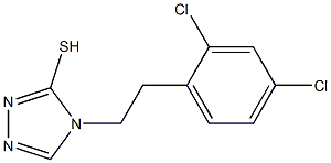 4-[2-(2,4-dichlorophenyl)ethyl]-4H-1,2,4-triazole-3-thiol Struktur