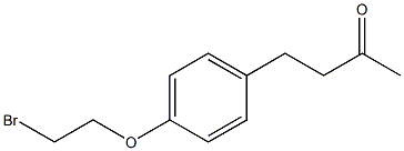 4-[4-(2-bromoethoxy)phenyl]butan-2-one Struktur