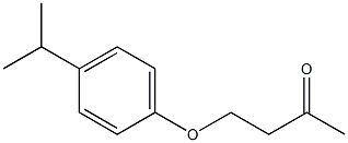 4-[4-(propan-2-yl)phenoxy]butan-2-one Struktur