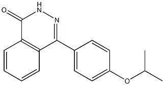 4-[4-(propan-2-yloxy)phenyl]-1,2-dihydrophthalazin-1-one Struktur