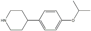 4-[4-(propan-2-yloxy)phenyl]piperidine Struktur