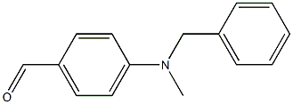 4-[benzyl(methyl)amino]benzaldehyde Struktur