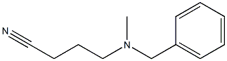 4-[benzyl(methyl)amino]butanenitrile Struktur