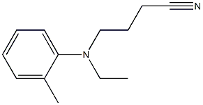 4-[ethyl(2-methylphenyl)amino]butanenitrile Struktur