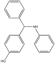 4-[phenyl(phenylamino)methyl]phenol Struktur