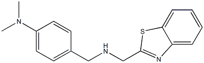 4-{[(1,3-benzothiazol-2-ylmethyl)amino]methyl}-N,N-dimethylaniline Struktur