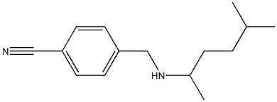 4-{[(5-methylhexan-2-yl)amino]methyl}benzonitrile Struktur