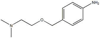 4-{[2-(dimethylamino)ethoxy]methyl}aniline Struktur