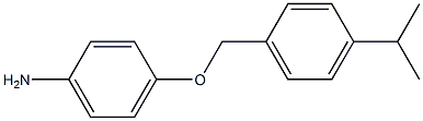 4-{[4-(propan-2-yl)phenyl]methoxy}aniline Struktur