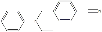 4-{[ethyl(phenyl)amino]methyl}benzonitrile Struktur