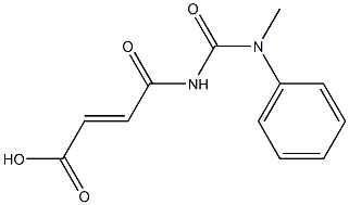 4-{[methyl(phenyl)carbamoyl]amino}-4-oxobut-2-enoic acid Struktur