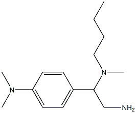 4-{2-amino-1-[butyl(methyl)amino]ethyl}-N,N-dimethylaniline Struktur