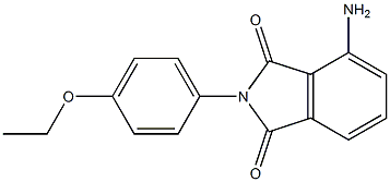 4-amino-2-(4-ethoxyphenyl)-2,3-dihydro-1H-isoindole-1,3-dione Struktur