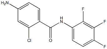 4-amino-2-chloro-N-(2,3,4-trifluorophenyl)benzamide Struktur