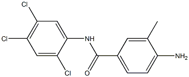 4-amino-3-methyl-N-(2,4,5-trichlorophenyl)benzamide Struktur