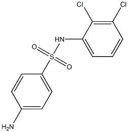 4-amino-N-(2,3-dichlorophenyl)benzene-1-sulfonamide Struktur