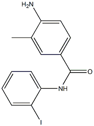 4-amino-N-(2-iodophenyl)-3-methylbenzamide Struktur