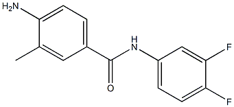 4-amino-N-(3,4-difluorophenyl)-3-methylbenzamide Struktur