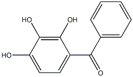 4-benzoylbenzene-1,2,3-triol Struktur