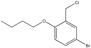 4-bromo-1-butoxy-2-(chloromethyl)benzene Struktur