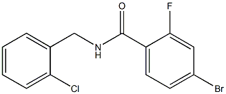 4-bromo-N-(2-chlorobenzyl)-2-fluorobenzamide Struktur