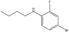 4-bromo-N-butyl-2-fluoroaniline Struktur