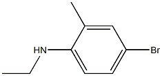 4-bromo-N-ethyl-2-methylaniline Struktur