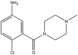 4-chloro-3-[(4-methylpiperazin-1-yl)carbonyl]aniline Struktur