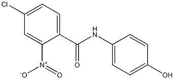 4-chloro-N-(4-hydroxyphenyl)-2-nitrobenzamide Struktur