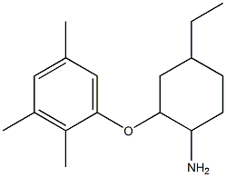 4-ethyl-2-(2,3,5-trimethylphenoxy)cyclohexan-1-amine Struktur