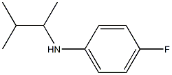 4-fluoro-N-(3-methylbutan-2-yl)aniline Struktur