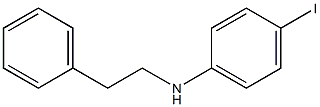 4-iodo-N-(2-phenylethyl)aniline Struktur