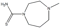 4-methyl-1,4-diazepane-1-carbothioamide Struktur