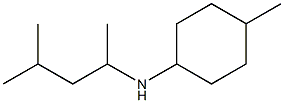 4-methyl-N-(4-methylpentan-2-yl)cyclohexan-1-amine Struktur