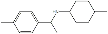 4-methyl-N-[1-(4-methylphenyl)ethyl]cyclohexan-1-amine Struktur