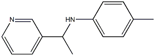 4-methyl-N-[1-(pyridin-3-yl)ethyl]aniline Struktur