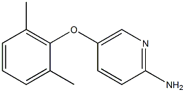 5-(2,6-dimethylphenoxy)pyridin-2-amine Struktur