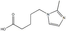 5-(2-methyl-1H-imidazol-1-yl)pentanoic acid Struktur